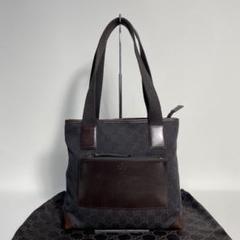 2503-131｜美品｜グッチ GGキャンバス ショルダーバッグ ダークブラウン