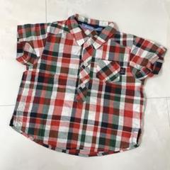 ファミリア チェックシャツ　80 tシャツ