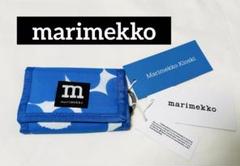 新品】marimekko ウニッコ 赤 キーリング コインケース 三つ折り