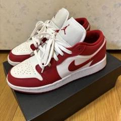 NIKE AIR JORDAN 1 LOW GS RED中古美品早い者勝ち