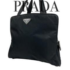 ✨極美品　PRADA プラダ　トートバッグ　ブラック　テーストナイロン　手提げ