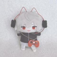 【コーデセット】にじぱぺっと　猫耳ヘッドホン　ポシェット　ぬい服　10cmぬい