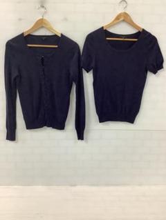 最終値下5.29◎A52E◎セブンアイディコンセプトニットカットソー半袖Tシャツ
