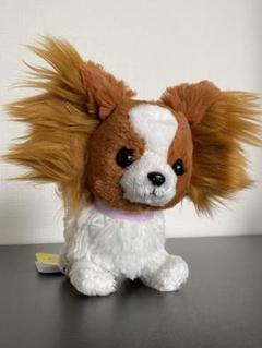 新品 サンレモン パピヨン ぬいぐるみ 犬 グッズ Papillon