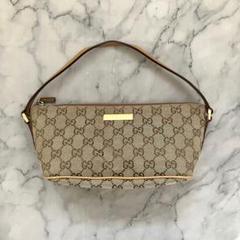 【良品】正規品　GUCCI ミニハンドバッグ　アクセサリーポーチ　GG柄