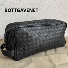 ✨極美品✨　BOTTGAVENETA イントレチャート クラッチバッグ 黒