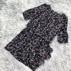【38】ATSURO TAYAMA♡ 総柄 ワンピース フリル 美品