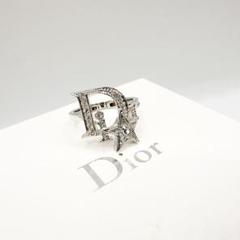 2718-1 保存箱付き極美品✨ Dior リング CD ロゴ 希少 9〜10号