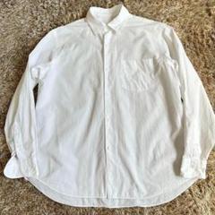 【美品】COMOLI シャツ 長袖 ホワイト 白 メンズ レディース コットン