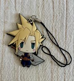 ファイナルファンタジー7　クラウド　ラバーストラップ 初期販売品》ファイナルファンタジー 7 クラウド ラバー