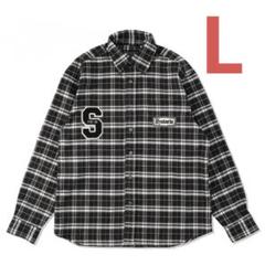 Hysteric Glamour × WIND AND SEA ネルシャツ　黒L HYSTERIC GLAMOUR - HYSTERIC GLAMOR WIND AND SEA シャツの通販