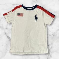 ポロラルフローレン 7(130) 白Tシャツ