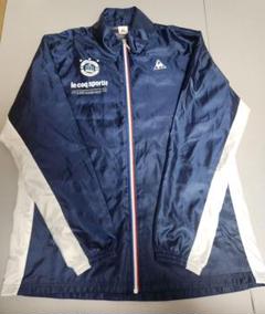 【サイズO】le coq sportif／ピステ・ウィンドブレーカー／ネイビー