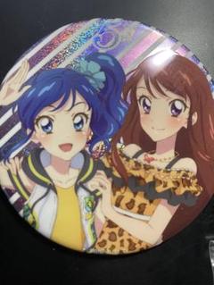 アイカツ! 5thフェスティバル!! グリッター 缶バッジ 霧矢あおい 紫吹蘭 アイカツ! 5thフェスティバル!! グリッター 缶バッジ 霧矢あおい