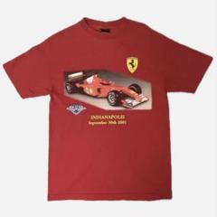 ■美品■匿名配送■車■F1■Ferrari■フェラーリ■シャツ■ビンテージ Ferrari フェラーリ Tシャツ F1 ハンドルデザイン 90s 新品