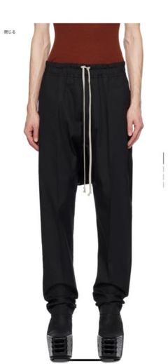 rick owens サルエルジョガー　TE 48 rick owens サルエルジョガーTE 48