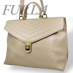 FURLA フルラ トルトナ ショルダーバッグ 2way レザー ベージュ