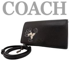 ✨希少限定品✨ DISNEY × COACH コーチ ショルダーバッグ　ミッキー