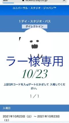 ユニバーサルスタジオジャパンチケットの中古 未使用品 メルカリ