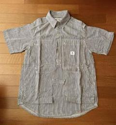 SASSAFRAS ヒッコリーワークシャツ　Sサイズ