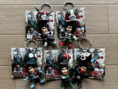 仮面ライダーマスク脱着キーホルダー全５種セット とるとるマスコット　バンプレスト 仮面ライダーマスク脱着キーホルダー全5種セット とるとる