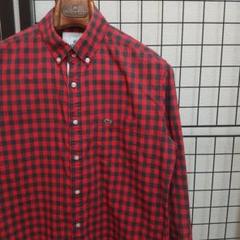 LACOSTE Elbow Patch Design L/S Check SH