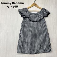 Tommy Bahamaトミー バハマ チェック フリル ロングカットソー