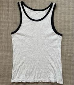 ◆00s OLD UNIQLO コットン タンクトップ トレーニングウェア Lのサムネイル