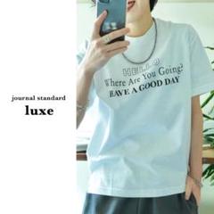 ジャーナルスタンダードラックス | リメイクプリントT HELLO JOURNAL STANDARD LUXE（ジャーナルスタンダード ラックス）の