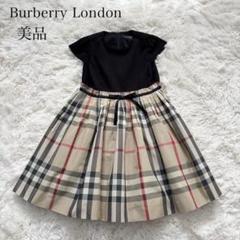 むむ様美品☆BURBERRY フォーマル ノバチェック フレア ドッキング 黒 美品✨BURBERRY バーバリーロンドン スカートスーツ ノバチェック 黒