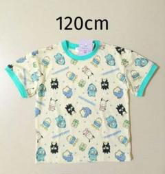 新品 サンリオ はぴだんぶい 120cm 半袖Tシャツ トップス 総柄