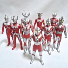 ウルトラマン、ウルトラセブン、ウルトラタロウ3体セット巨大ソフビ ウルトラマン、セブン、帰ってきた、エース、タロウ ソフビ