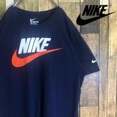 人気カラー ナイキ ビッグロゴ スリーブロゴ Tシャツ Lサイズ