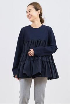 ♢美品♢ yori ヨリ ティアード チュニック ブラック 楽天市場】yori（チュニック｜レディースファッション）の通販