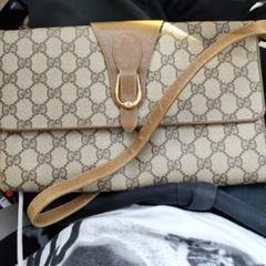 GUCCI グッチ オールドグッチ ヴィンテージ GG柄 ショルダーバッグ