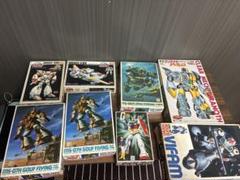 【当時品プラモデル】ガンダム、オーガス、バイファム、アクロバンチなど8点 当時品プラモデル】ガンダム、オーガス、バイファム