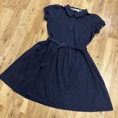 pom ponette 濃紺　半袖ワンピース　M 150㎝
