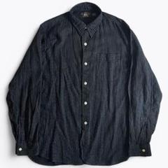 【極美品】RRL BLACK WABASH STRIPE SHIRT キムタク着 極美品】RRL BLACK WABASH STRIPE SHIRT キムタク着 - メルカリ