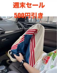 トラックパンツ　ナイロンパンツ　バイカラー　ジャージ　ストライプ　トリコロール