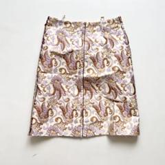 PRADA archive 刺繍 スカート 総柄 ピンク ボタニカル C212