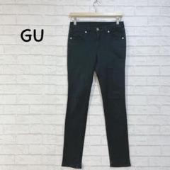 GU レディース ハイウエストスキニーパンツ オールシーズン ストレッチ素材 黒