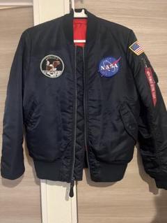❗️限定価格❗️ALPHA　NASA MA-1　ジャケット アポロ11号 日本未入荷 ALPHA INDUSTRIES x NASAコラボ アポロ11号記念MA-1