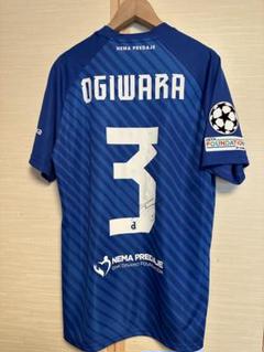 荻原拓也 支給品 サイン入り UEFAパッチ オーセンティック