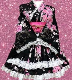 浴衣ドレス ロリータ 地雷量産♡ 〇新品〇 ドレス浴衣セット 〇 ロリータ 地雷 ゆめかわ コスプレ