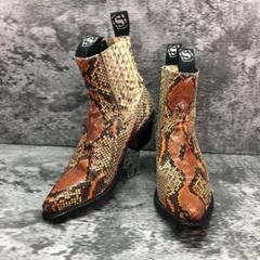 【希少】SENDRA センドラ ウエスタンブーツ パイソンレザー 27cm 希少】SENDRA センドラ ウエスタンブーツ パイソンレザー 27cm