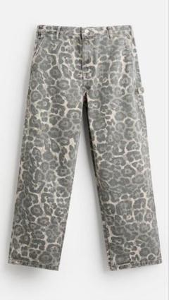 デニム レオパード ヒョウ柄 y2k jaded london manes JADED LONDON】Leopard Fade レオパード Colossus ジーンズ
