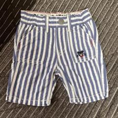 【美品】MIKIHOUSE DOUBLE.B 半ズボン ストライプ 夏 80cm