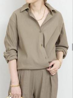DeuxiemeClasse stretch twill シャツ Deuxieme Classe☆*stretch twill シャツ