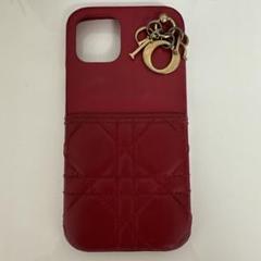 美品♡iPhone12＆12pro Diorアイフォンケース　カナージュ　羊皮 ディオール Dior iPhone12/12Pro ケース レディディオール