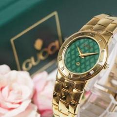 美品 グッチ GUCCI 3300L ローマン ロゴ文字盤 腕時計 箱 F973